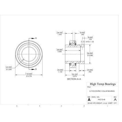 Picture of 2-1/2" Mounted Eccentric Bearing Insert