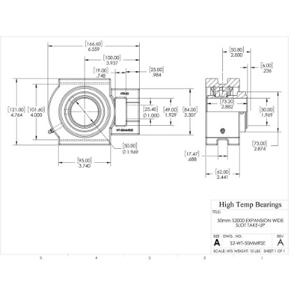 Picture of 50mm S2000 Expansion Wide Slot Take Up Heavy Duty Bearing