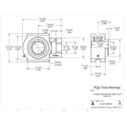 Picture of 2" S2000 Expansion Wide Slot Take Up Heavy Duty Bearing