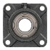 Picture of 1-1/4" 207 Narrow Setscrew Locking 4 Bolt Flange Mounted Bearing