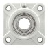 Picture of 20mm Plastic 4 Bolt Flange Mounted Food Bearing