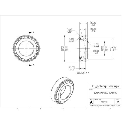 Picture of 32mm Tapered Bearing