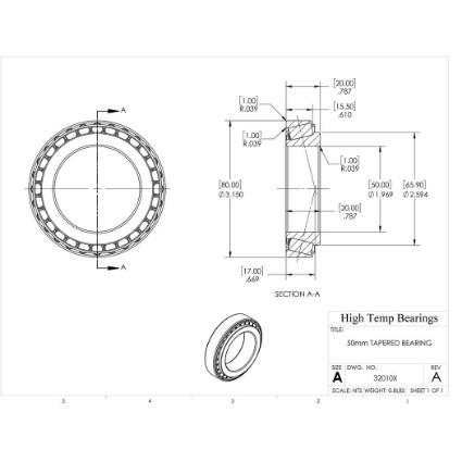 Picture of 50mm Tapered Bearing