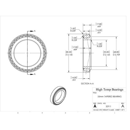 Picture of 55mm Tapered Bearing