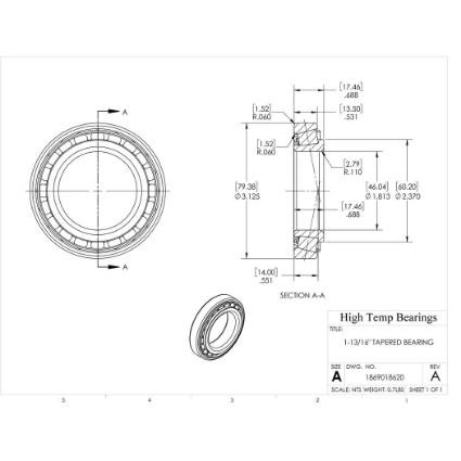Picture of 1-13/16" Tapered Bearing