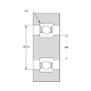 Picture of Open Stainless Steel Deep Groove Ball Bearing