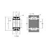 Picture of Back to back matched tapered roller bearing