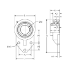 Picture of Plastic 3 Bolt Bracket Food Grade Bearing