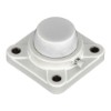 Picture of Plastic 4 Bolt Flange Mounted Food Grade Bearing with End Cap