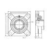 Picture of Stainless Steel 4 Bolt Flange Food Grade Bearing