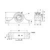 Picture of Heavy Duty Type E 2 Bolt Pillow Block