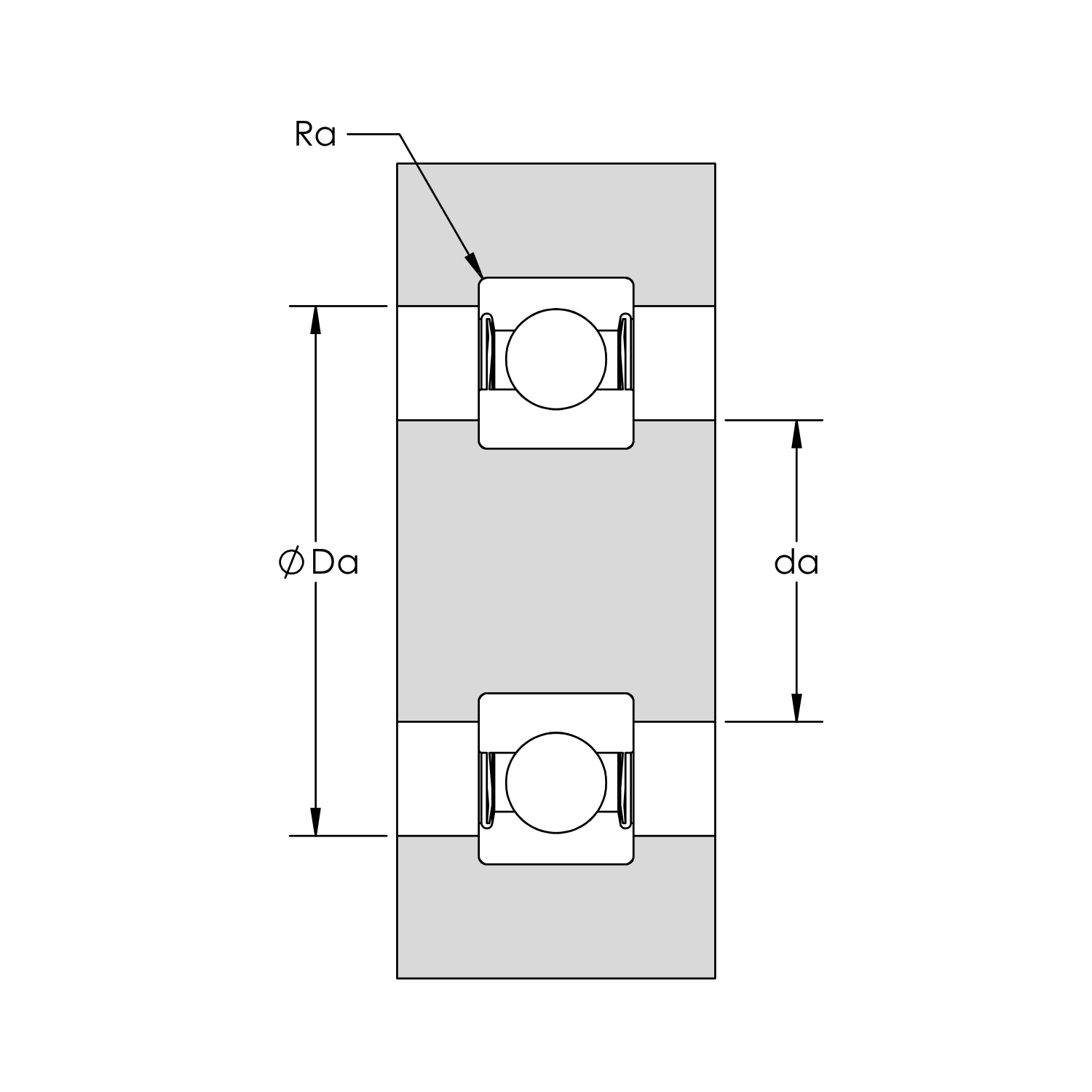 40mm 6008 High Temperature 280 °C Shielded ZZ C5 Bearing