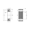 Picture of Bronze Cage Double Row Cylindrical Bore Spherical Roller Bearing