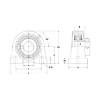Picture of Non-Greaseable Narrow Eccentric Collar Tap Base Pillow Block