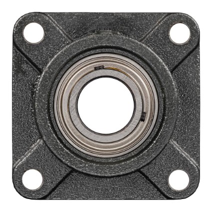 Picture of Non-Greaseable Narrow Setscrew Locking 4 Bolt Flange