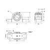 Picture of Heavy Duty Double Collar Type E 4 Bolt Pillow Block