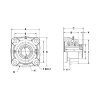 Picture of High Temperature Type E 4 Bolt Flange