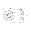 Picture of Piloted Flange HT1000 Carbon Sleeve Bearing