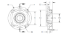 Picture of Piloted Flange NT600 Composite Sleeve Bearing