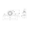 Picture of Narrow Setscrew Locking Pillow Block