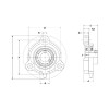 Picture of Light Duty Setscrew Locking Agriculture 3 Bolt Flange